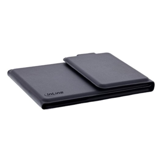 Tastiera InLine 55379B Bluetooth wireless QWERTZ con touchpad compatta