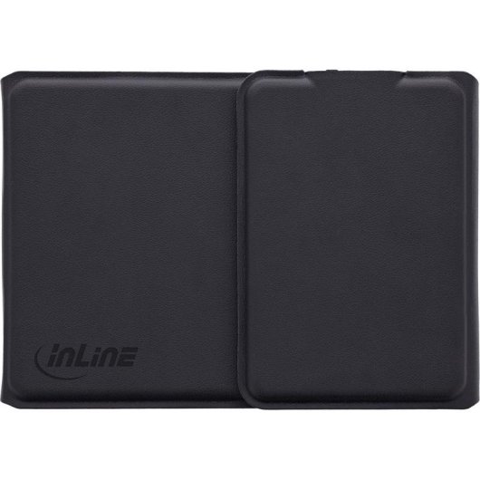 Tastiera InLine 55379B Bluetooth wireless QWERTZ con touchpad compatta