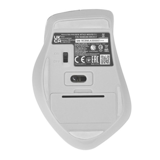 Ratón ASUS WT425 Sans Fil 1600DPI Silver Ergonomique Main Droite