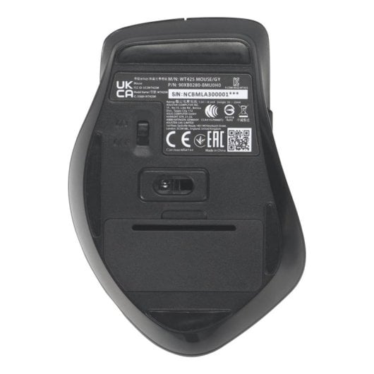 Ratón ASUS WT425 RF sans fil 1600DPI Noir Gris ergonomique 6 boutons