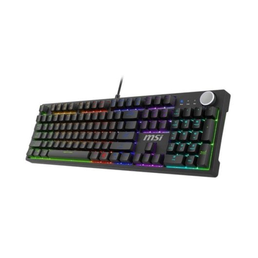 Teclado MSI FORGE GK320 RED mecánico completo con LED RGB y USB