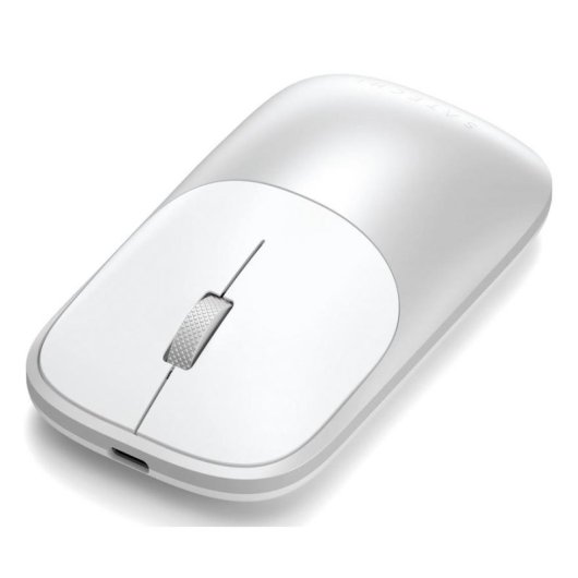 Ratón Satechi Slim EX Bluetooth RF Wireless 1200DPI Silber Wiederaufladbar