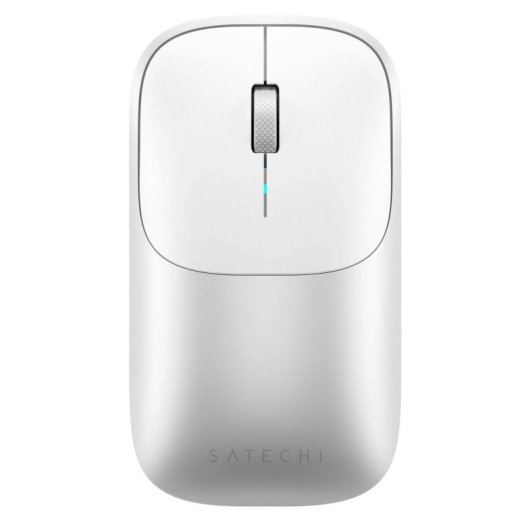 Ratón Satechi Slim EX Bluetooth RF Wireless 1200DPI Silber Wiederaufladbar