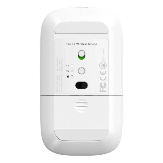 Ratón Satechi Slim EX Bluetooth RF Wireless 1200DPI Silber Wiederaufladbar