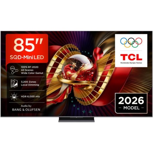 TV TCL QLED C8L 85C8L 85" 4K UltraHD 144Hz Smart TV Google TV HDR10 Dolby Vision Atmos