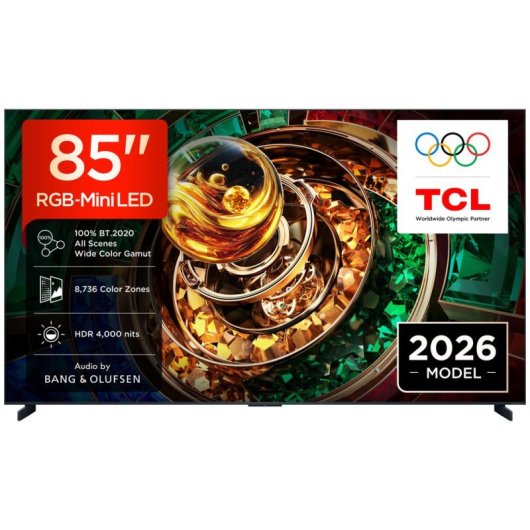 TV TCL Mini LED RM9L 85RM9L 85" 4K UltraHD 144Hz Smart TV Google TV Dolby Vision HDR10
