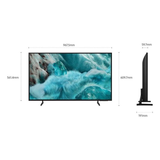 TV Samsung QLED QE43Q7FAAU 43" 4K UltraHD 50Hz Smart TV Tizen HDR10+ Quantum HDR