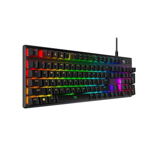 Teclado HyperX Alloy Origins mecánico compacto con switches personalizados y USB-C extraíble