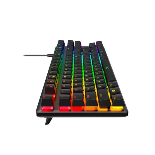Teclado mecánico HyperX Alloy Origins Core compacto TKL con switches HX Red, USB-C extraíble y cuerpo de aluminio