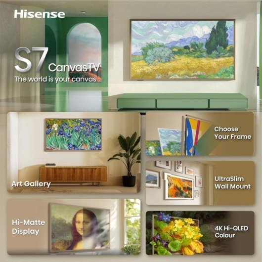 TV Hisense LED 65S7DS 65" 4K UltraHD 60Hz Smart TV VIDAA HDR10