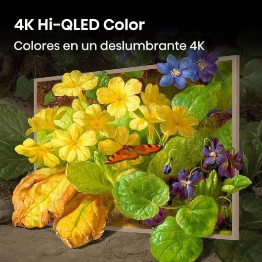 TV Hisense Canvas DLED 55S7DS 55" 4K UltraHD 144Hz Smart TV VIDAA HDR10 Dolby Vision Modo Arte
