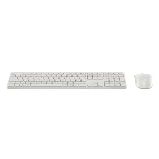Clavier HP 490C multidispositif blanc avec souris et touches programmables