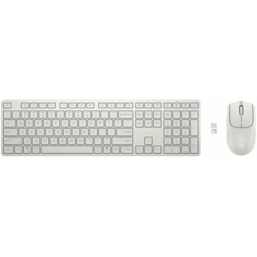 Clavier HP 490C multidispositif blanc avec souris et touches programmables