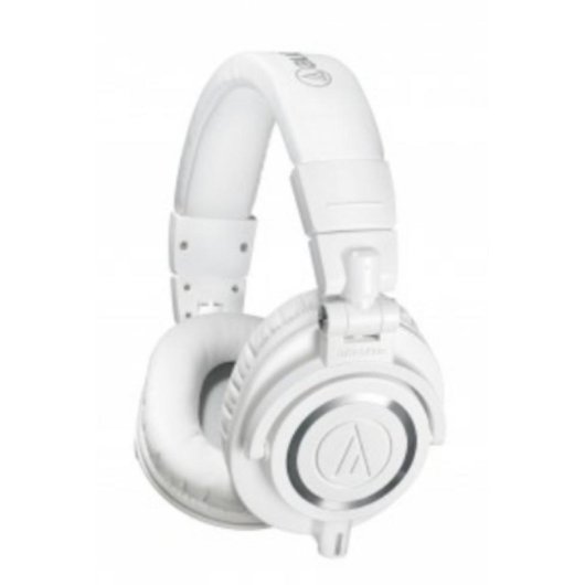 Auriculares Audio-Technica ATH-M50XWH com fio Jack 3,5 mm Monitorização Brancos