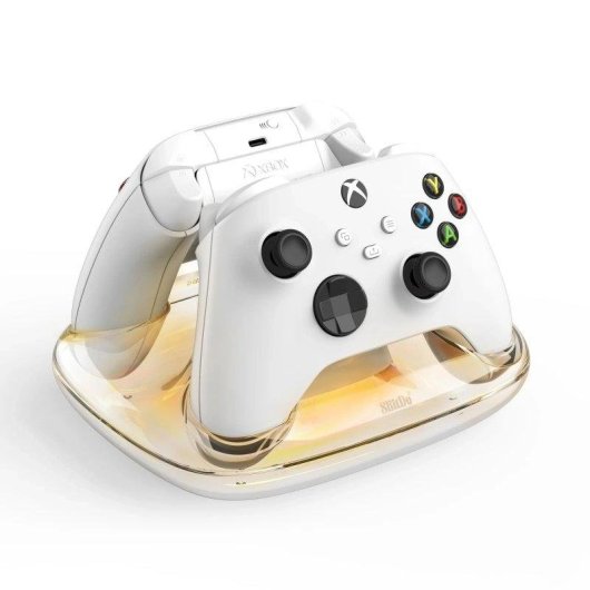 Base de carregamento 8BitDo Charge Dock Xbox White EU dupla NiMH