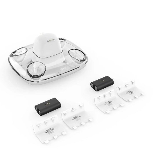 Base de carregamento 8BitDo Charge Dock Xbox White EU dupla NiMH
