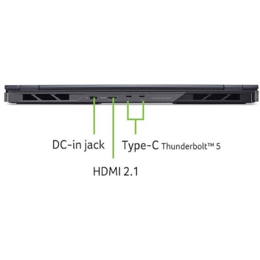 Ordinateur portable Acer Predator Helios 18 AI PH18-73 18" Intel Core Ultra 9 32GB 1TB SSD RTX 5080 Windows 11 Pro