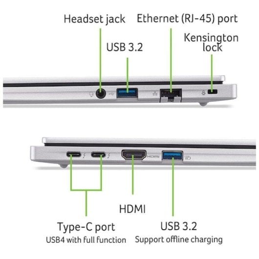 Ordinateur portable Acer TravelMate P2 14 TMP214-76-G2-TCO 14 Intel Core Ultra 5 8GB 512GB SSD Arc Graphics Windows 11 Pro