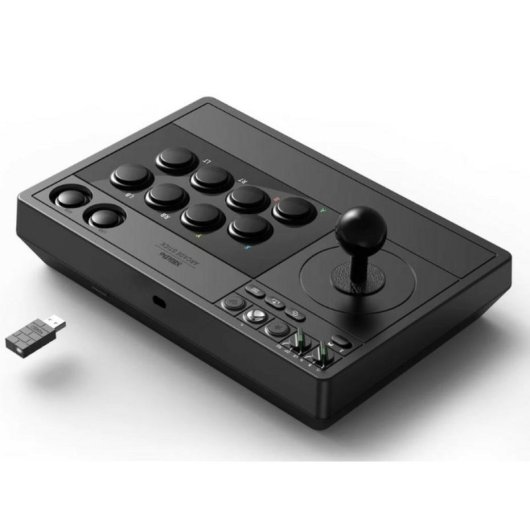 Joystick 8BitDo Arcade Stick Xbox PC Noir Sans Fil USB 16 Boutons
