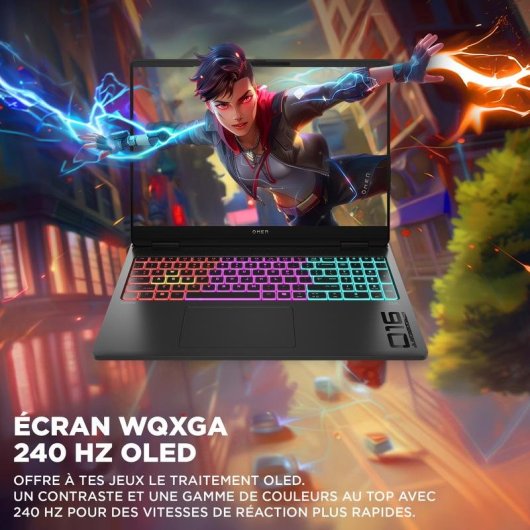 Ordinateur portable HP OMEN MAX 16-ah0038nf 16" Intel Core Ultra 7 255HX 32GB 2TB SSD RTX 5060 Windows 11