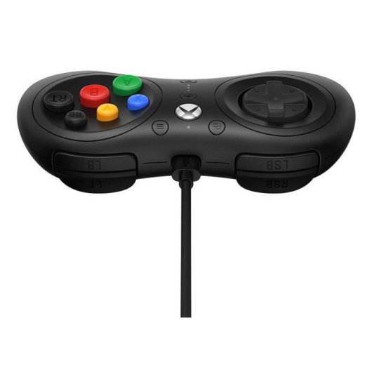 Controller 8BitDo M30 Cablato Xbox USB Type-C Nero Ergonomico