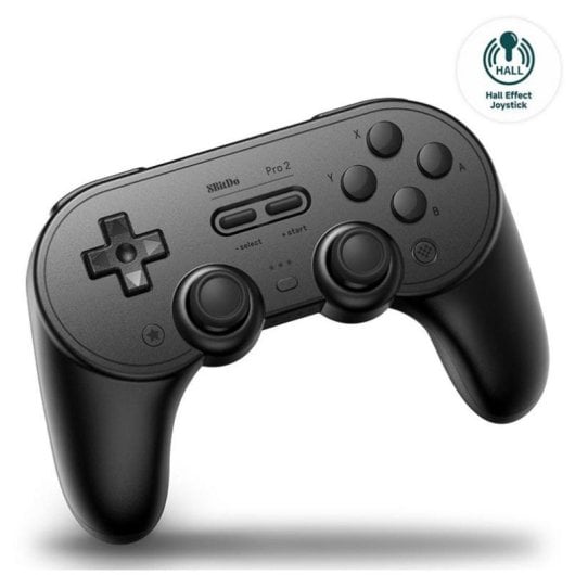 Mando 8BitDo PRO 2 Bluetooth con Tecnología Hall Negro