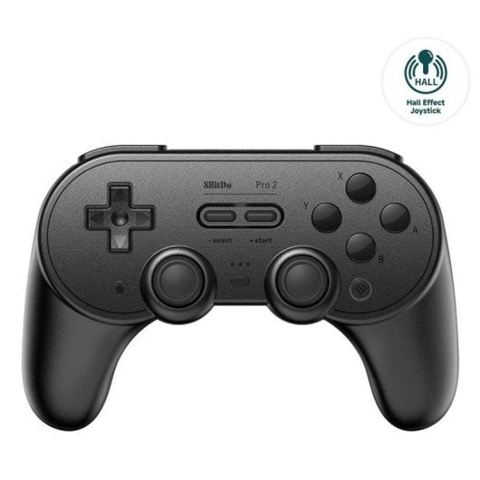 Mando 8BitDo PRO 2 Bluetooth con Tecnología Hall Negro