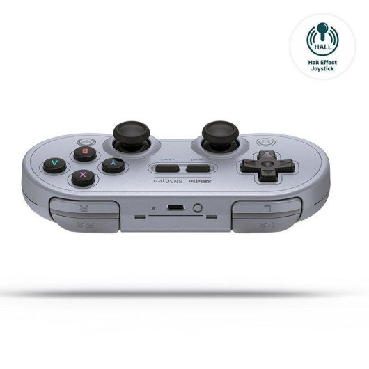 Mando de juego 8BitDo SN30 Pro Hall Effect Gris Multiplataforma