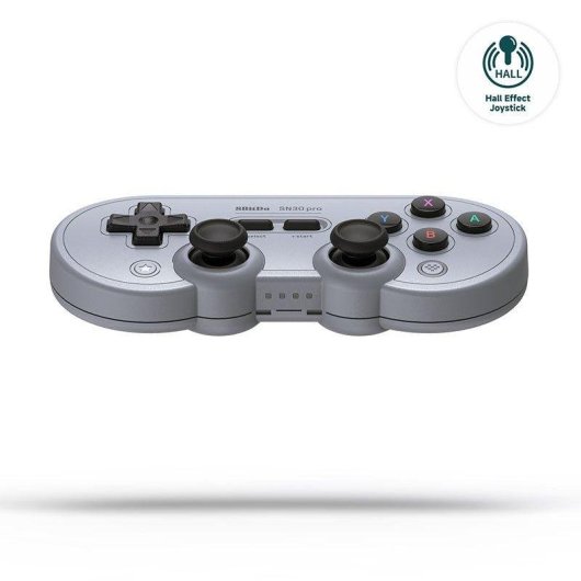 Mando de juego 8BitDo SN30 Pro Hall Effect Gris Multiplataforma