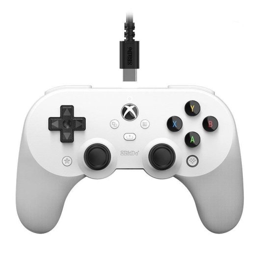 Mando 8BitDo Pro 2 Blanco para Xbox Alámbrico USB-C