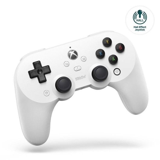 Mando 8BitDo Pro 2 Blanco para Xbox Alámbrico USB-C