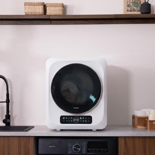Sèche-linge à évacuation Cecotec Bolero DressCode Dry 3400V 3kg Classe G UV Care