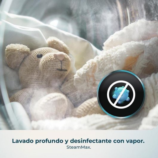 Lavadora Cecotec Bolero DressCode 10450 Inverter Steel Carga Frontal 10Kg 1400rpm A-10% Acero Inoxidable