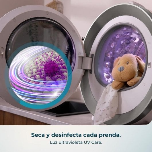 Sèche-linge à évacuation Cecotec Bolero DressCode Dry 3600V classe A 3kg Soin UV bidirectionnel