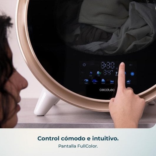 Sèche-linge à évacuation Cecotec Bolero DressCode Dry 3600V classe A 3kg Soin UV bidirectionnel