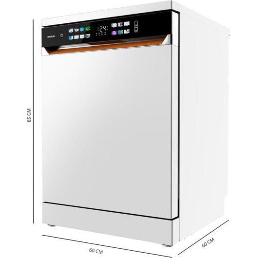 Lavavajillas Cecotec Bolero Aguazero 6900 15 Servicios A con Motor Inverter Plus