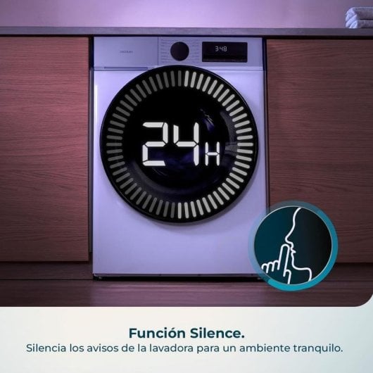 Lavadora Cecotec Bolero DressCode 9450 Inverter Carga Frontal 9Kg 1400rpm A-10% Blanca