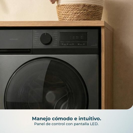 Lavadora Cecotec Bolero DressCode 9450 Inverter Steel Carga Frontal 9Kg 1400rpm A-10% Acero