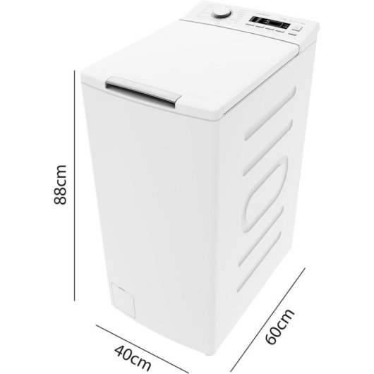 Lavadora Cecotec Bolero DressCode Top 750 Carga Superior 7,5Kg 1200rpm A Blanca Silence