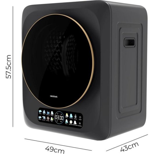 Secadora a ventilazione Cecotec Bolero DressCode Dry 3400V 3kg Classe G UV Care