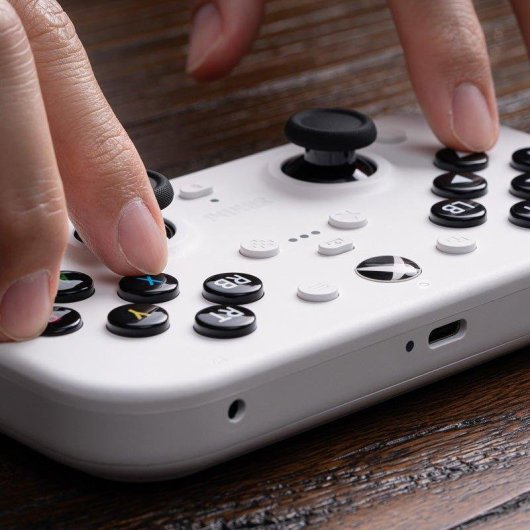 Manette 8BitDo Lite SE Sans Fil 2.4G Xbox Blanc Batterie 1000 mAh