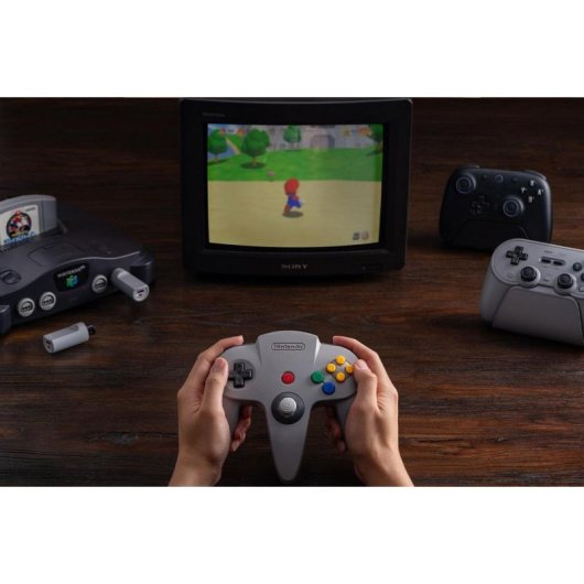 Receptor Retro 8BitDo para N64 y Windows, Compatible con Mandos Bluetooth