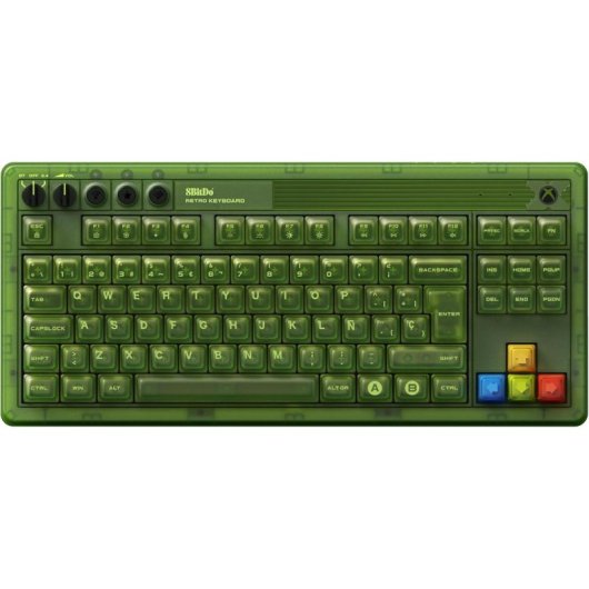 Tastatur 8BitDo Retro 87 mechanisch RGB Bluetooth 2.4G USB-C Xbox ISO Spanish