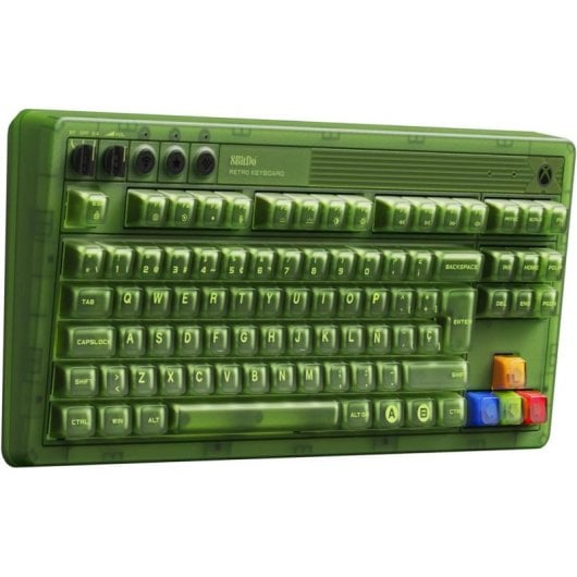 Tastatur 8BitDo Retro 87 mechanisch RGB Bluetooth 2.4G USB-C Xbox ISO Spanish