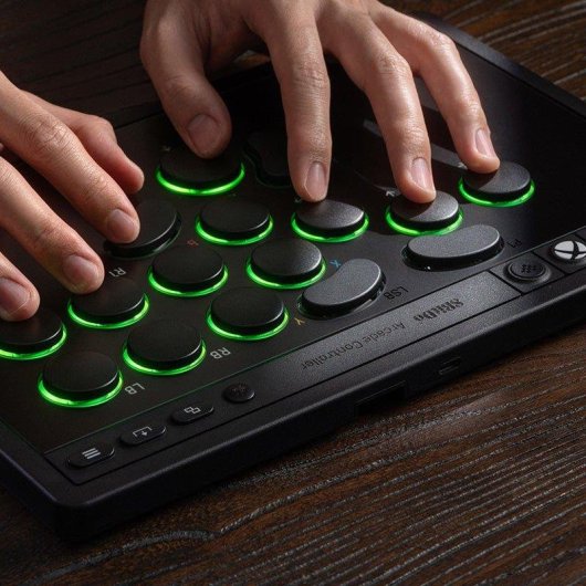 Manette Arcade 8BitDo Xbox PC Noir Sans Fil LED Programmable