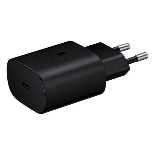 Cargador Samsung EP-TA800N USB-C Carga Rápida 3.0 25W Negro