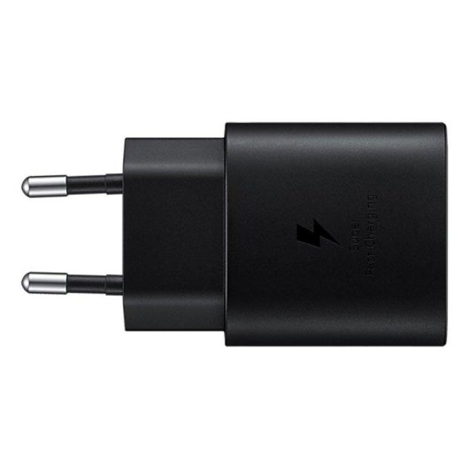 Cargador Samsung EP-TA800N USB-C Carga Rápida 3.0 25W Negro