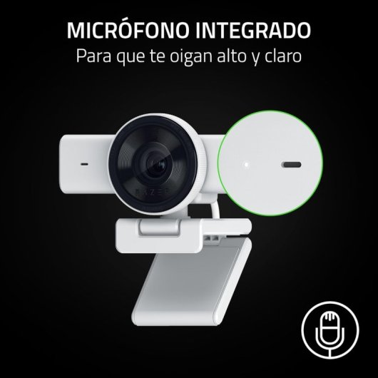 Cámara web Razer Kiyo V2 X Quad HD 60 FPS Blanco