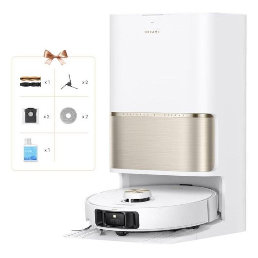 Robot aspirador Dreame L50s Pro Ultra con navegación avanzada y autovaciado 30.000 Pa compatible Alexa