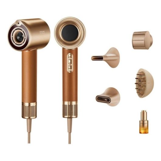 Secador de Pelo de Viaje Iónico Dreame Miracle Pro 1600W 3 Temperaturas 3 Velocidades Oro